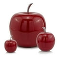 thumbnail image 2 of Buffed Red Extra Large Apple Sculpture, 2 of 2
