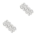 thumbnail image 1 of Paquete de 12 mosquetones Naiovety Plata 2Conjunto, 1 of 6