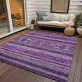 thumbnail image 6 of Addison Rugs Chantille Indoor/Outdoor Transitional Southwest Purple Washable Rectangle Rug, 8' x 10', 6 of 6