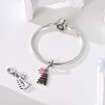 thumbnail image 3 of MULA 925 Sterling Silver DIY Charm 5A Zircon Eiffel Tower Pendant fit Bracelet for Women Jewelry, 3 of 7