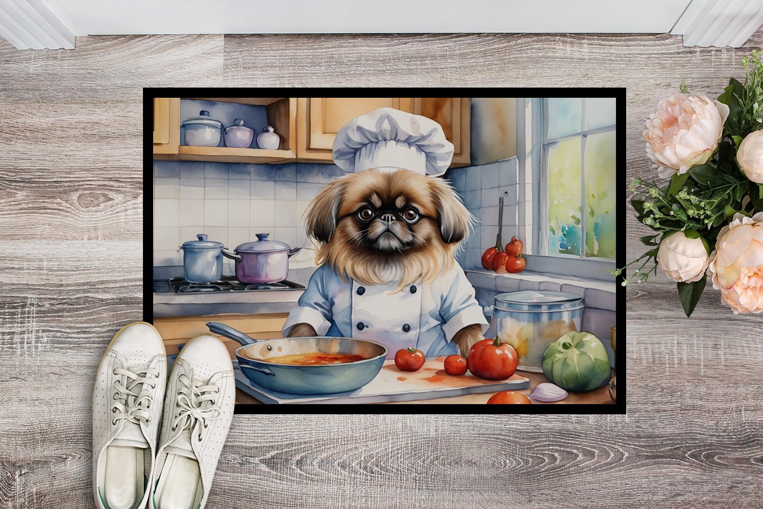 Yorkie Yorkshire Terrier The Chef Doormat