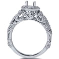 thumbnail image 4 of Pompeii 3/8ct Vintage Diamond Engagement Ring 14K White Gold (G/H,I1), 4 of 4