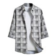 thumbnail image 1 of Chemises pour Hommes, Shorts pour Hommes, Chemise Formelle à Imprimé Coloré Col Rabattu Blouse Chemise Manches Courtes Col Rabattu Blouse Chemise, Shorts Courts pour Hommes, Chemise pour Hommes, 1 of 3