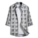 thumbnail image 1 of Mens Camisas de Manga Corta Formal Color Impresión Cuello de Vuelta, Blusa Casual para Al Aire Libre, Diario Y Otoño Primavera Desgaste, 1 of 3