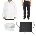 thumbnail image 1 of Student Chef Bundle Pack Includes Chef Coat, Pants, Hat & Apron, 1 of 1