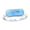 Oval-Shaped, variant on Sterling Silver Natural Larimar Ring - Natural Gemstone Jewelry - Oval-Shaped Larimar Ring for Women-6