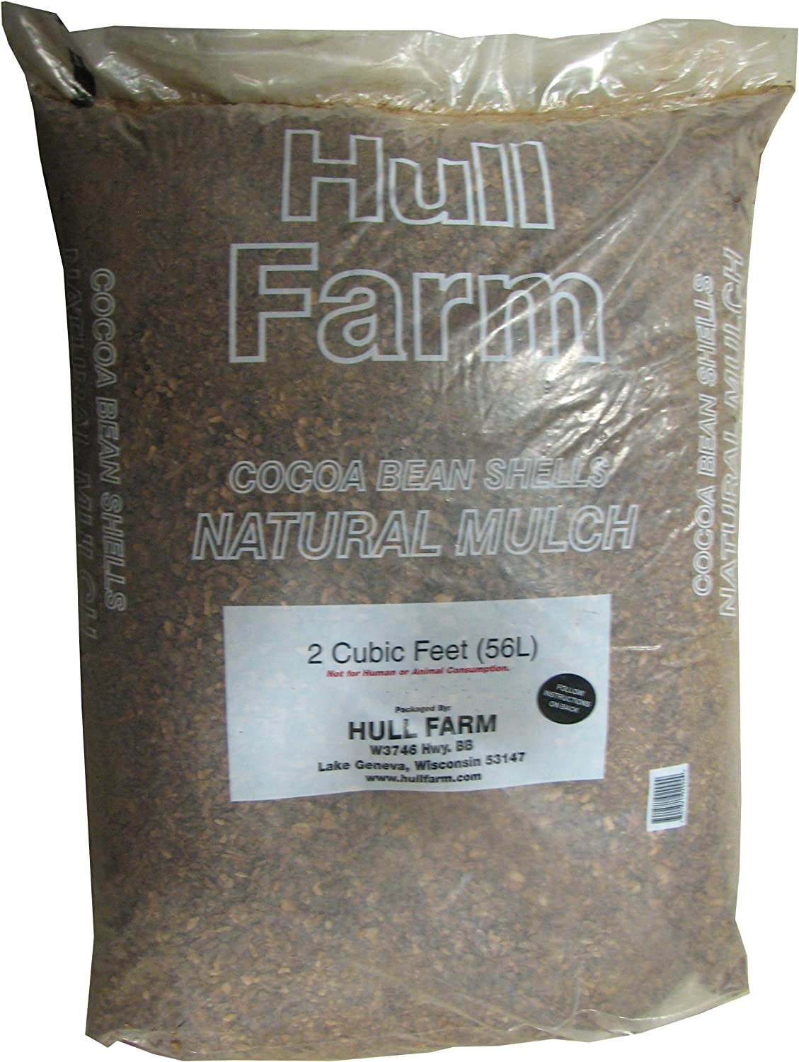 Cocoa Bean Shell Mulch, 2 Cubic Feet