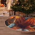 thumbnail image 5 of Fotbe Cartoon Puppy Sunset Pattern Christmas Tree Skirt, Tree Skirts Plush Christmas Decorations, Christmas Tree Skirts Xmas Decorations Holiday Party Decor-48", 5 of 6