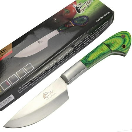 

TheBoneEdge 9 Chef s Kitchen Knife Green Packawood Handle Stainless Steel Blade 13325