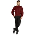 thumbnail image 2 of Bestman Chemise à Manches Longues en Coton Flex pour Hommes, Boutonnée, avec Poche Appliquée, Tenue de Bureau, 2 of 7