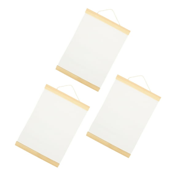 TEHAUX 3Pcs Pre Printed Painting Canvas for Kids Diy Wall