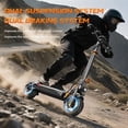 thumbnail image 7 of GLIDEZONE Electric Scooter for Adults, 1000W Motor, 31Mph Top Speed, 34Miles Max Range, Folding E-Scooter, 10" Off-Road Tires, 7 of 7