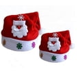 thumbnail image 1 of 2 Pack Christmas Hat,Xmas Holiday Hat,Santa Hat for Childrens, Funny Santa Claus,Red and White Christmas Theme Hats, 1 of 6