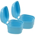 thumbnail image 2 of Dent Art Denture Box in Light Blue Color - Dental Orthodontic Retainer Case | Teeth Storage Box, Denture Storage Case Fake Tooth Holder with Strainer (2), 2 of 8