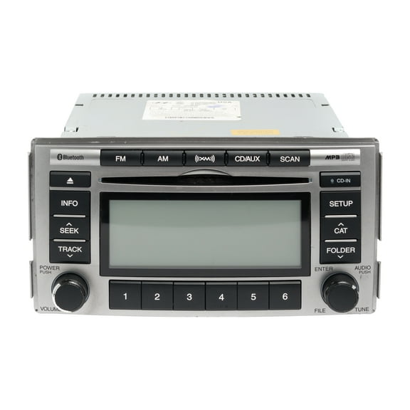 Restored 2010-2012 Hyundai Santa Fe AM FM XM Radio Bluetooth CD Player Part 96180-0W500BS (Refurbished)