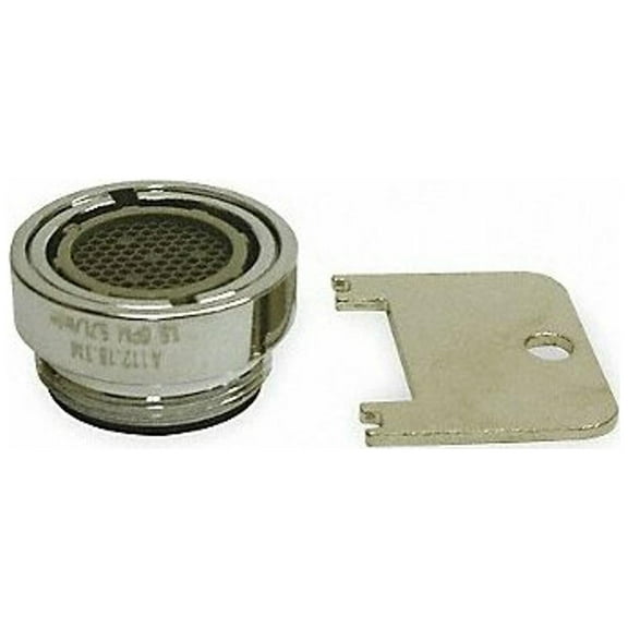 American Standard Aerated Outlet,Brass,15/16 in,Chrome M962393-0020A