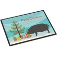 thumbnail image 1 of Berkshire Pig Christmas Doormat, 18" x 27", Multicolor, 1 of 2