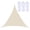 Cream, variant on Triangle Shade Sail 4x4x4M Outdoor Sun Canopy Waterproof 420D Oxford Fabric with Ropes for Patio Garden Pool