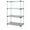 Marine, variant on Galvanized Steel 4 Shelf Solid Shelving Starter Kits - 24 x 42 x 74 in.