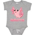 thumbnail image 3 of Inktastic Axolittle Cute Baby Axolotl Boys or Girls Baby Bodysuit, 3 of 5