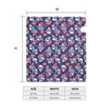 thumbnail image 5 of Lsque Skull flower blue Mailbox Cover Standard Size ,Magnetic Mailbox Covers Post Wraps Letter Box Cover -25.5x21 in, 5 of 9