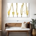 thumbnail image 3 of Elephant Stock Champagne Streams Wall Art - Horizontal Canvas Wall Art - Living Room Wall Decor - Food And Drink Canvas - White And Yellow Decor - 48" x 32", 3 of 8