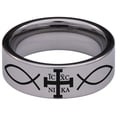 thumbnail image 4 of Orthodox Tungsten Carbide Ring, 4 of 9
