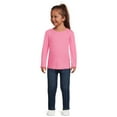 thumbnail image 2 of Garanimals Toddler Girl Ribbed Long Sleeve Top, Sizes 12M-5T, 2 of 5