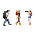 thumbnail image 5 of LeeQinersw 1:64 Miniature Figures Miniature People Figurines Hiking Collectibles Decorative 3pcs, 5 of 9