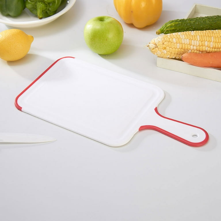 Plastic cutting board with handle discount