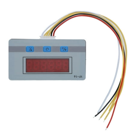 

Demonsen Digital Counter 1‑999999 Auto Detection Tally 5‑24V YF‑16 For Industrial Control Digital Counter Digital Counter Gauge