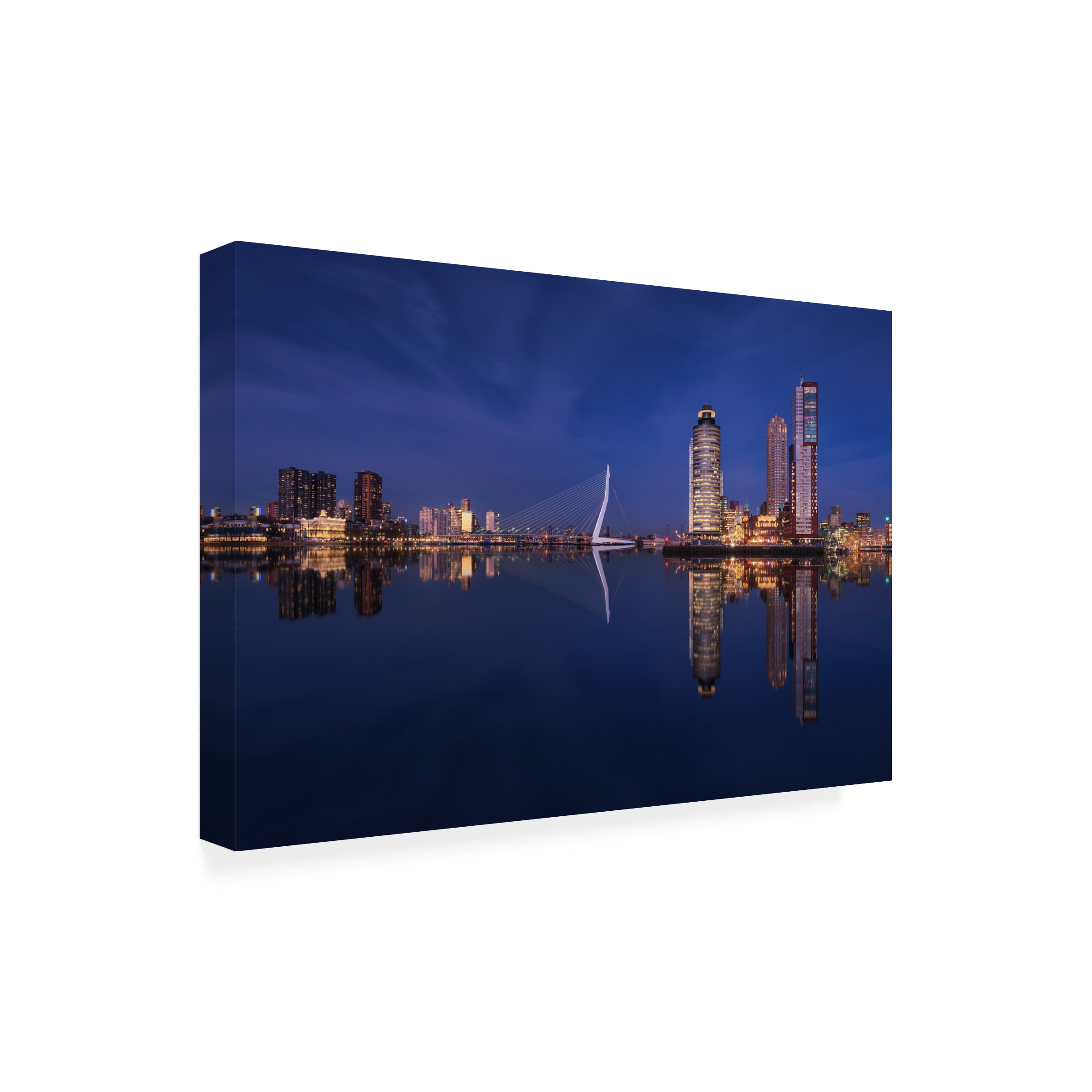 Juan Pablo De 'Fantasy Rotterdam' Canvas Art