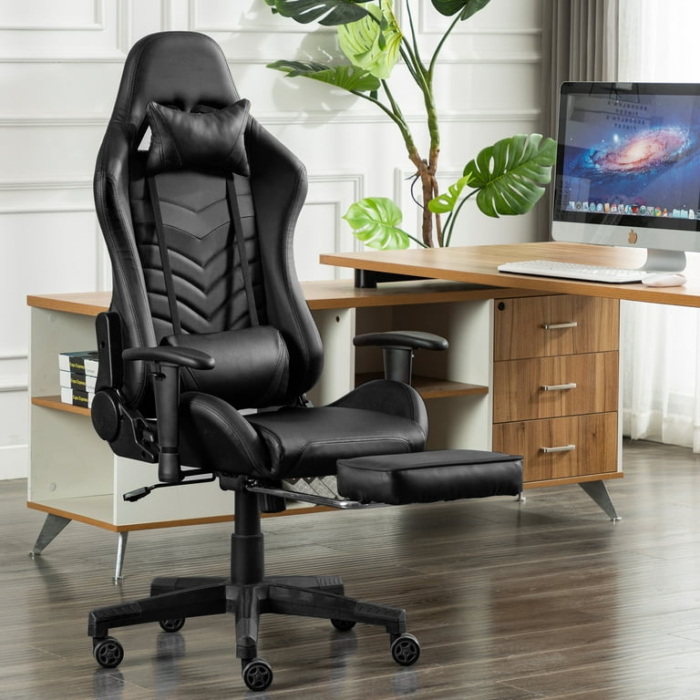 GameFitz Gaming Chair with Footrest 