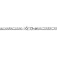 thumbnail image 4 of Real 14kt White Gold 2.75mm Flat Figaro Chain; 16 inch; Lobster Clasp; for Adults and Teens; for Women and Men, 4 of 5