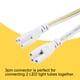 thumbnail image 4 of Cables de doble extremo de 30cm con 3 pines Uxcell T4 T5 T8 para lámparas LED, paquete de 2, 4 of 6