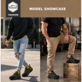 thumbnail image 4 of TREADVAULT Men's and Women's Steel Toe Safety Work Sneakers, Kevlar Puncture-Resistant, Anti-Slip, Breathable, Soft Flexible, 4 of 14