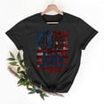 thumbnail image 2 of Goodtrade8 Womens Summer Shirts July 4th Red White and Blue Pullover Independence Day Short Sleeve USA Years Anniversary American Flag Casual Crew Neck Tops for Women Fashion, 2 of 8
