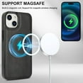 thumbnail image 6 of for iPhone 14 Case with 2-in-1 Detachable Magnetic Wallet 4 Card Slots and 1 Zipper Bag Compatible MagSafe and RFID Blocking Stand Wireless Charging-7 Color, 6 of 8