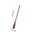 thumbnail image 2 of Wooden Coffee Spoon, 11.8 inch Extra Long Vintage Finished Handle, 1 Piece Natural Wood Stirring Spoon, for Coffee Tea Mixing Stirring Bar Drinking Blending, 2 of 2