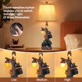 thumbnail image 2 of Lámparas de mesita de noche Lamp Hamud Bear con USB y luz nocturna, 2 of 7