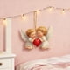 thumbnail image 5 of Llavero con colgante de ángel en forma de corazón de acrílico para el Día de San Valentín | Adorno para espejo retrovisor de coche o mochila | Decoración romántica para ventanas y hogar, 5 of 8