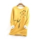 thumbnail image 1 of Puntoco Sudadera con estampado de forro polar grueso para mujer Ropa interior cálida Liquidación Puntoco Puntoco-7352, 1 of 3