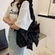 thumbnail image 4 of Bolso de compras elegante y cotidiano para niñas Bolso de lona con lazo de moda, 4 of 6