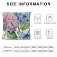 thumbnail image 5 of Awypu Spring Floral Pillow Covers  Pink Purple Hydrangea Flowers Butterfly Decorative Throw Pillow Covers Outdoor Summer Decorations Farmhouse Decor for Sofa Couch Bedroom, 5 of 5