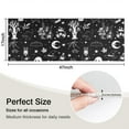 thumbnail image 5 of Black and White Halloween Elements Pattern Kitchen Rug Mat,Kitchen Runner Rugs Non Skid Washable,Decorative Kitchen Floor Mats for Kitchen,Sink,Laundry,17"X47", 5 of 5