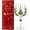 Tree, variant on Christmas 3D Wine Glass Collection Gift Box Set, Hand-Painted Santa Christmas Wine Glass, 3D Relief Raised Goblet with Snowflake Decor, Festive Glassware for Wine, Cocktails, Christmas Decor