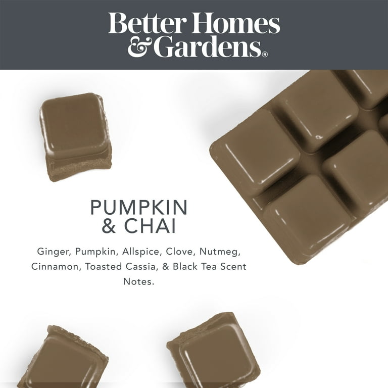 Pumpkin & Chai Premium Scented Wax Melts, Better Homes & Gardens
