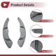thumbnail image 5 of Accesorios interiores de extensión de palancas de cambio de volante de aleación de aluminio gris Unique Bargains 1Set para Volkswagen Golf7 R 2015-2021 para Volkswagen R-Line 2015-2021, 5 of 6