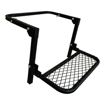 Luwecf Tire Step Folding Platform Tire Mounted Ladder for Rvs SUV Pickup Truck