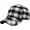 (Plaid) White/Black, variant on Dark Green-Black Buffalo Plaid Classic Baseball Cap Dad Hat
